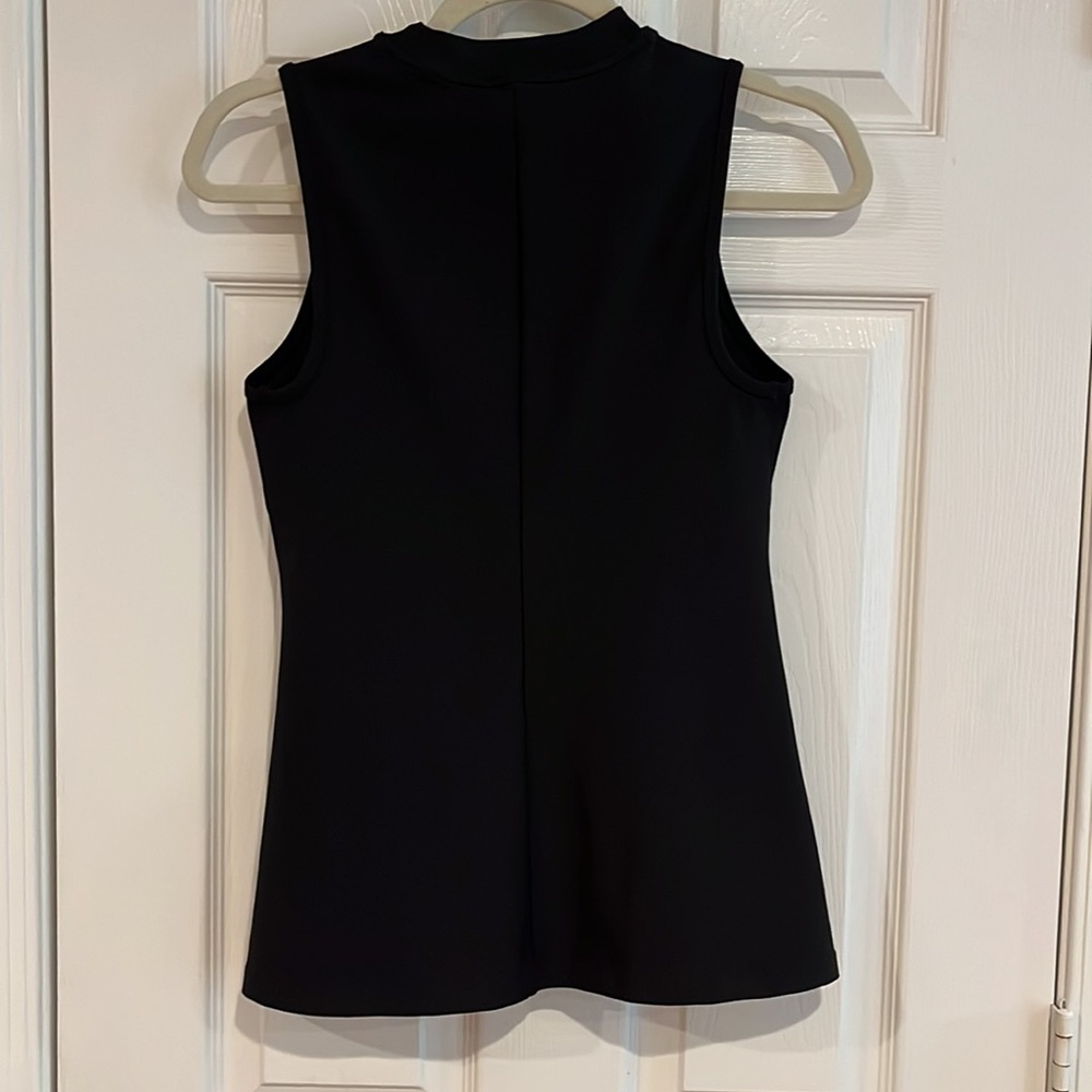 Athleta XS women’s dressy tank with one side rushing Super Slimming! - Picture 2 of 3